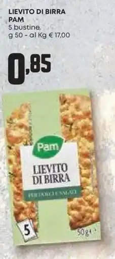 Pam Lievito di birra pam offerta