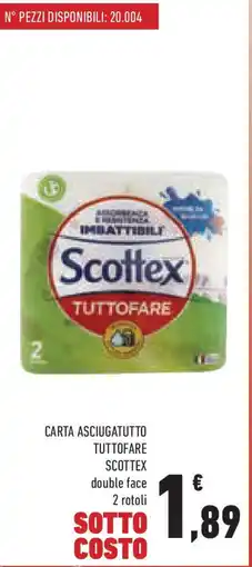 Conad Carta asciugatutto TUTTOFARE offerta