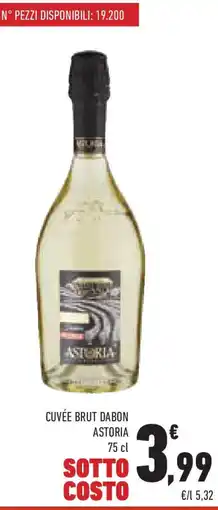 Conad Cuvée brut dabon ASTORIA offerta