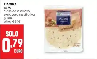 Pam Piadina pam classica o all'olio extravergine di oliva offerta