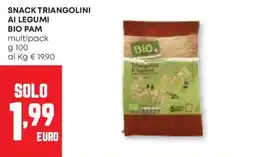 Pam Snack triangolini ai legumi bio pam offerta