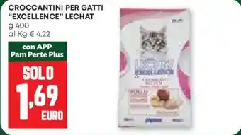 Pam Croccantini per gatti "excellence" lechat offerta