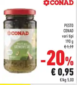 Conad Pesto CONAD offerta