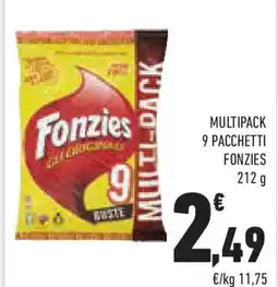 Conad Multipack 9 pacchetti FONZIES offerta