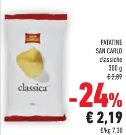 Conad Patatine SAN CARLO classiche offerta