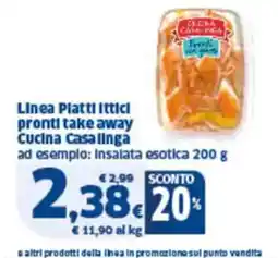 Sigma Linea platti ittici pronti take away cucina casalinga offerta