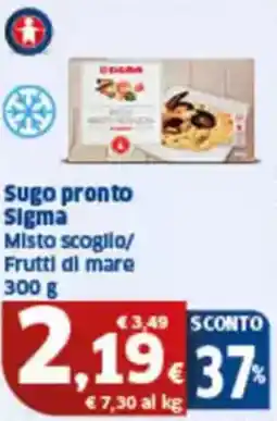 Sigma Sugo pronto sigma misto scoglio/ frutti di mare offerta