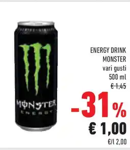 Conad Energy drink MONSTER offerta