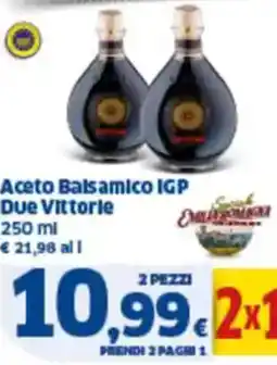 Sigma Aceto balsamico igp due vittorie offerta