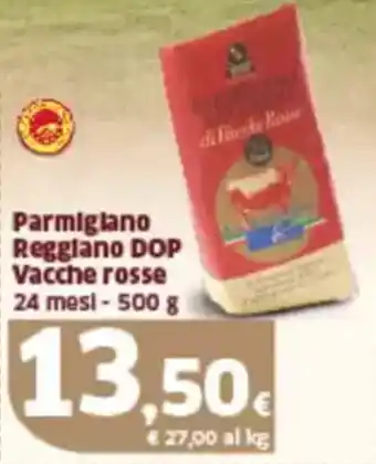 Sigma Parmigiano reggiano dop vacche rosse 24 mesi offerta