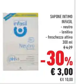 Conad Sapone intimo INFASIL offerta