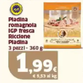 Sigma Pladina romagnola igp fresca riccione pladina offerta