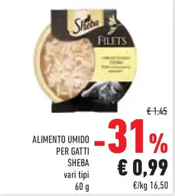 Conad Alimento umido per gatti SHEBA offerta