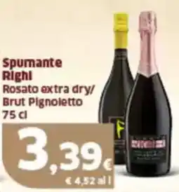 Sigma Spumante righl rosato extra dry/ brut pignoletto offerta