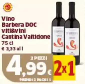 Sigma Vino barbera doc viti&vini cantina valtidone offerta