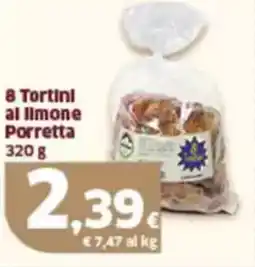 Sigma 8 tortini al limone porretta offerta