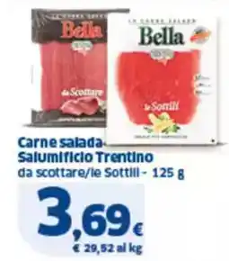 Sigma Carne salada salumificio trentino offerta