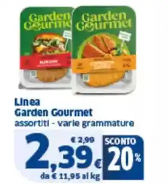 Sigma Linea garden gourmet assortiti - varle grammature offerta