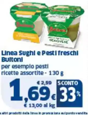 Sigma Linea sughi e pesti freschi bultoni offerta