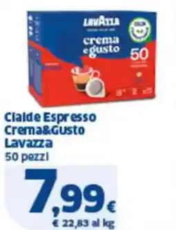 Sigma Clalde espresso crema&gusto lavazza 50 pezzi offerta