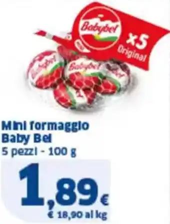 Sigma Mini formaggio baby bel 5 pezzi offerta