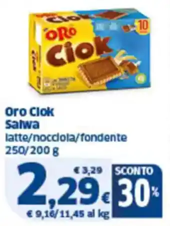 Sigma Oro clok salwa latte/nocciola/fondente offerta