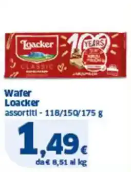 Sigma Wafer loacker offerta