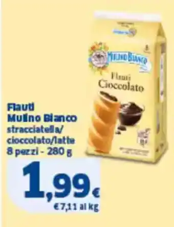 Sigma Flauti mulino blanco stracciatella/ cioccolato/latte 8 pezzi offerta