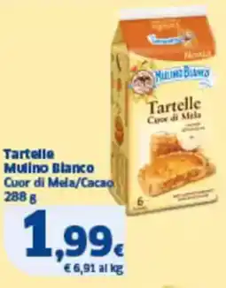 Sigma Tartelle mulino blanco cuor di mela/cacao offerta