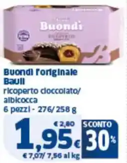 Sigma Buondi Foriginale Baull ricoperto cioccolato/ albicocca offerta