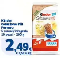 Sigma Kinder colazione più ferrero offerta