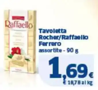 Sigma Tavoletta rocher/raffaello ferrero assortite offerta