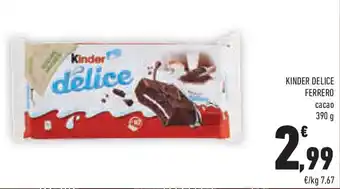 Conad Kinder delice ferrero offerta