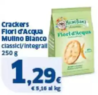 Sigma Crackers flori d'acqua mulino blanco classic/integrall offerta