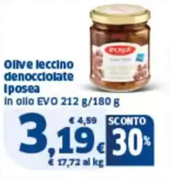 Sigma Olive leccino denocciolate iposea offerta