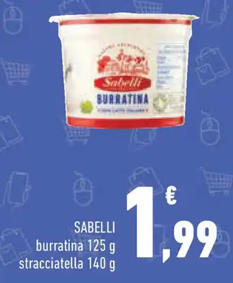 Conad SABELLI burratina/stracciatella offerta