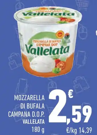 Conad Mozzarella di bufala campana d.o.p. VALLELATA offerta