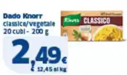 Sigma Dado knorr classico/vegetale 20 cubl offerta