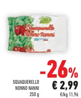 Conad Squaquerello NONNO NANNI offerta