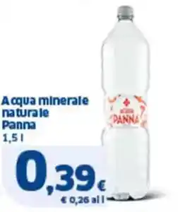 Sigma Acqua minerale naturale panna offerta