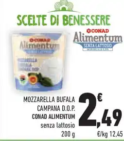 Conad Mozzarella bufala campana d.o.p. conad ALIMENTUM offerta