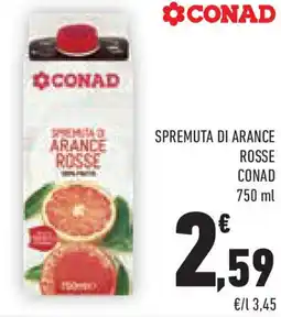 Conad Spremuta di arance arance rosse CONAD offerta