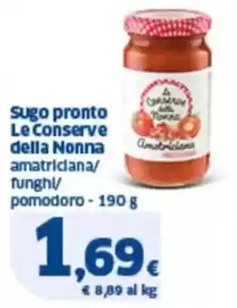 Sigma Sugo pronto le conserve della nonna offerta