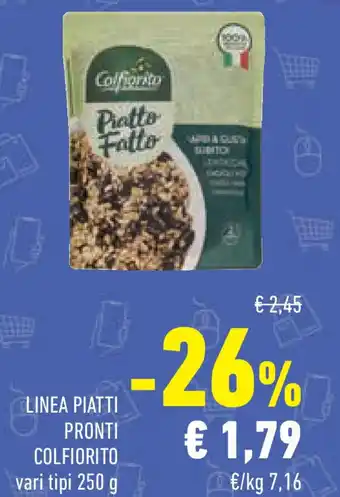 Conad Linea piatti pronti COLFIORITO vari tipi offerta