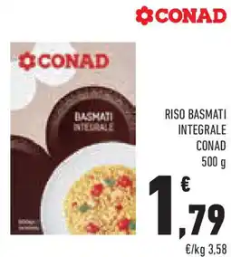 Conad Riso basmati integrale CONAD offerta