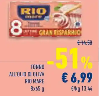 Conad Tonno all'olio di oliva RIO MARE offerta