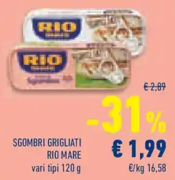 Conad Sgombri grigliati RIO MARE offerta