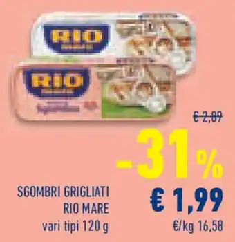 Conad Sgombri grigliati RIO MARE offerta