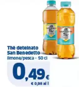 Sigma Thè detelnato san benedetto limone/pesca offerta