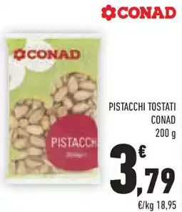 Conad Pistacchi tostati CONAD offerta